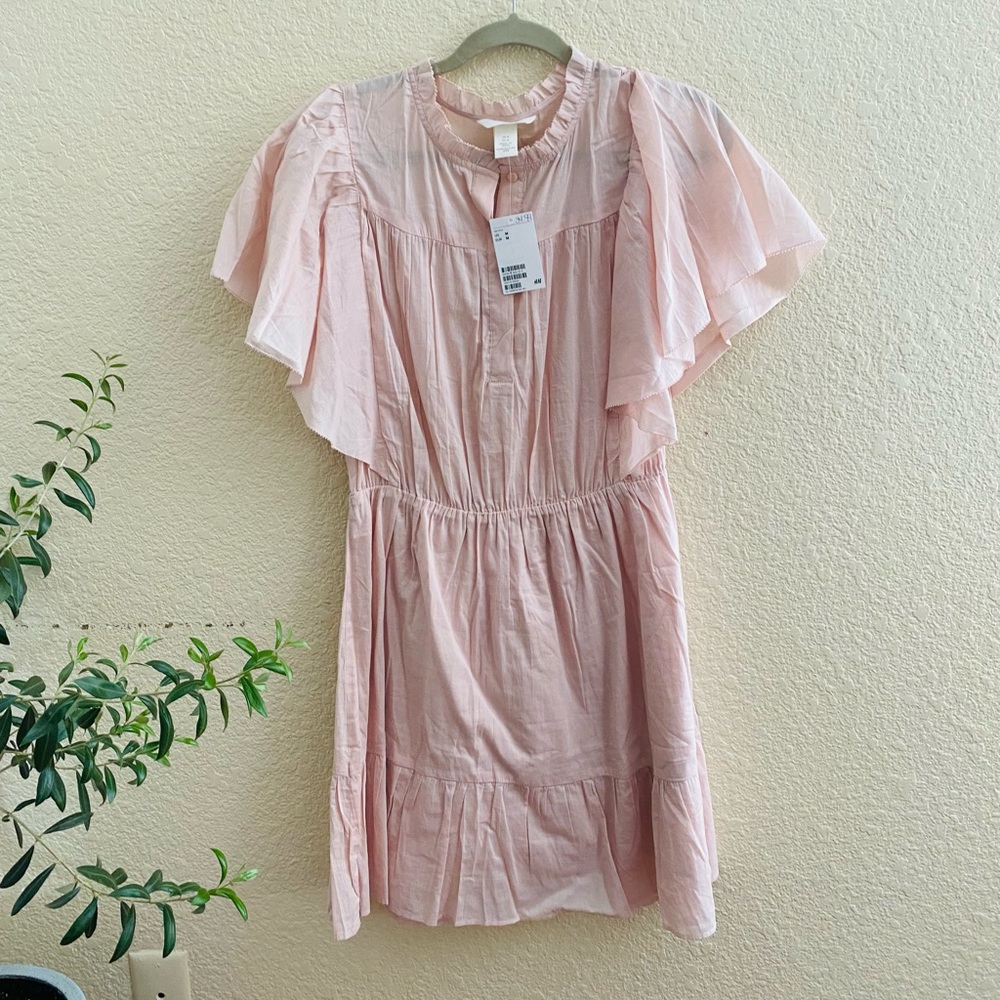 H&M   Butterfly-sleeved Dress size M